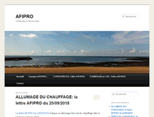 Tablet Screenshot of afipro.org